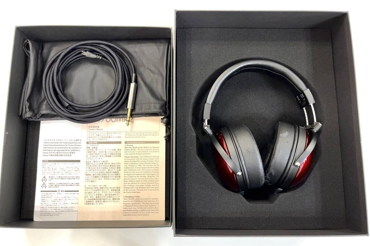 Fostex TH900MK2 Premium Reference Headphones Red with Box Tetsed