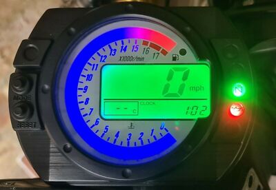 LED Clock Upgrade Kit KAWASAKI ZX6R 636 2003 - 2006 (B1H-C6F) Lightenupgrade