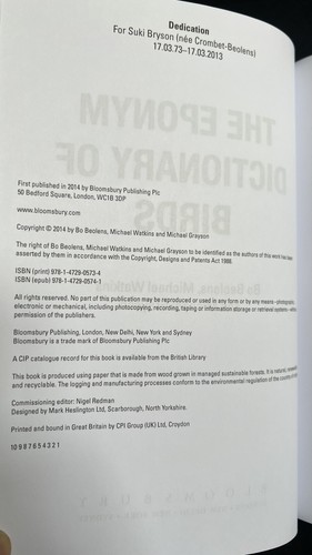 The Eponym Dictionary Of Birds By Michael Watkins Ornithology - Picture 3 of 9