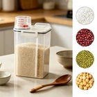 Rice Airtight Storage Container with Clear Scale Containers for Cereal Rice