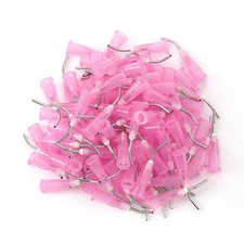 Dental Flow Etch Dispensing Syring 18G Irrigation Pre Bent Needle Tips Pink