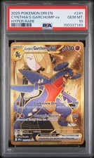 PSA 10 Cynthia's Garchomp Ex #241 Pokemon Destined Rivals 250001
