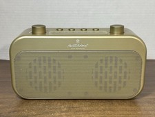 Portable Brass Finish AM/FM Bluetooth Radio - Hearth  Hand with Magnolia