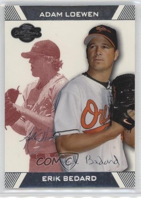 2007 Topps Co-Signers Red /299 Erik Bedard Adam Loewen #34 n1u
