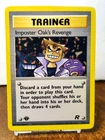 POKEMON IMPOSTER OAKS REVENGE 76/82 1ST EDITION TRAINER TEAM ROCKET LP GENGAR