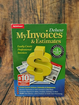 #ad #ad My Invoices amp; Estimates Deluxe Windows 7 8 XP $29.99