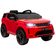Land Rover Licensed 12V Kids Ride on Car w/ Soft Start, Red