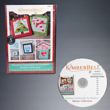 KIMBERBELL MACHINE EMBROIDER BY NUMBER: WINTER COLLECTION EMBROIDERY CD KD569