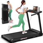 Mudfac Foldable Treadmills For Home 3.0Hp Walking Pad Treadmill Handle Bar