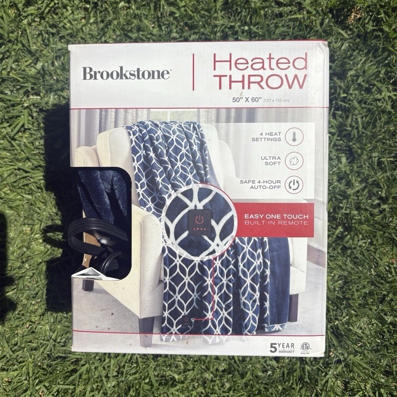 Brookstone Heated Throw - Highly rated Buy It For Life recommendation