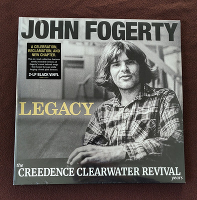 33 - JOHN FOGERTY - LEGACY - CREEDENCE CLEARWATER REVIVAL  2025 DOPPIO LP NUOVO