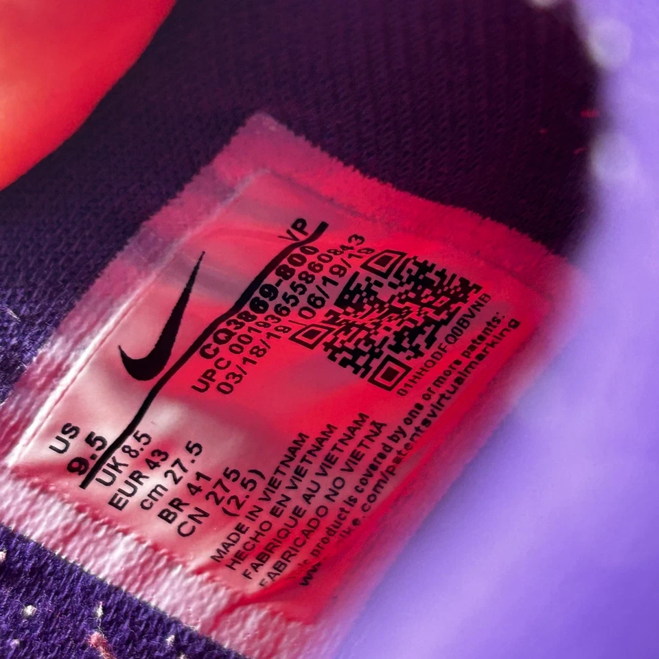 Size 9.5 Nike Zoom Kobe 4 Protro x Undefeated Phoenix Suns Team Orange Purple - Image 4 of 4