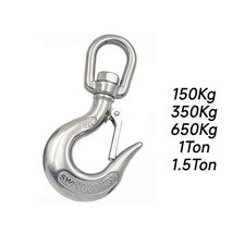 Wirbellasthaken Lasthaken Drehbar Ösenlasthaken Haken mit Öse 150 Kg bis 1500 Kg