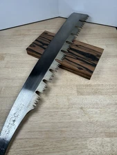 Tosa Japanese Temagari Nokogiri (Hand Bent Saw) For Cutting Logs And Beams. NOS.