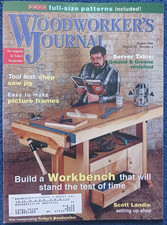 Woodworker's Journal - August 1998 Issue - Build A Workbench That Will Last