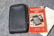 Texas Instruments SR-51-II Vintage Electronic Calculator Case Owner's Manual