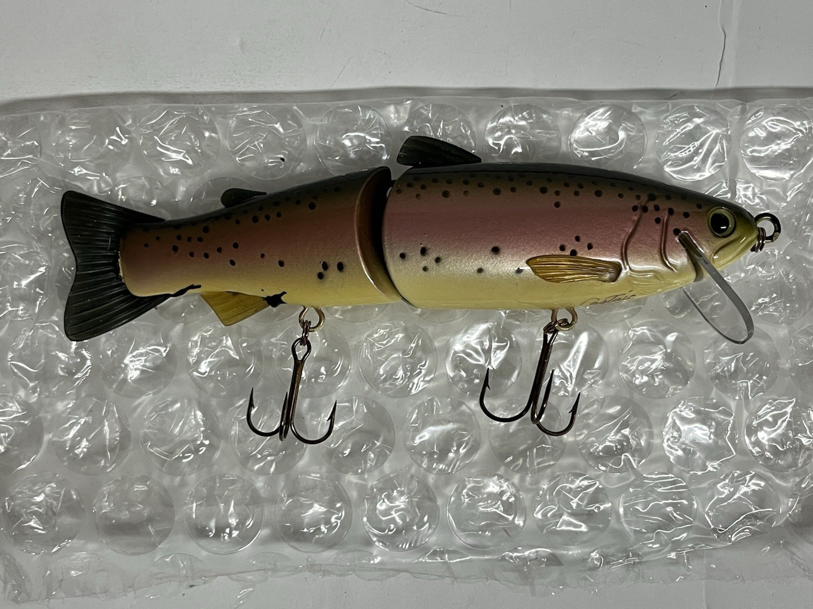 Castaic Lure Co. Hardbaits 8.75" Rainbow Baby Trout Lure Swimbait NEW - Image 2