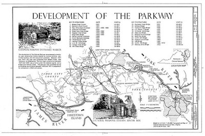 2. Development parkway, site map, location map, key structures - Colonial