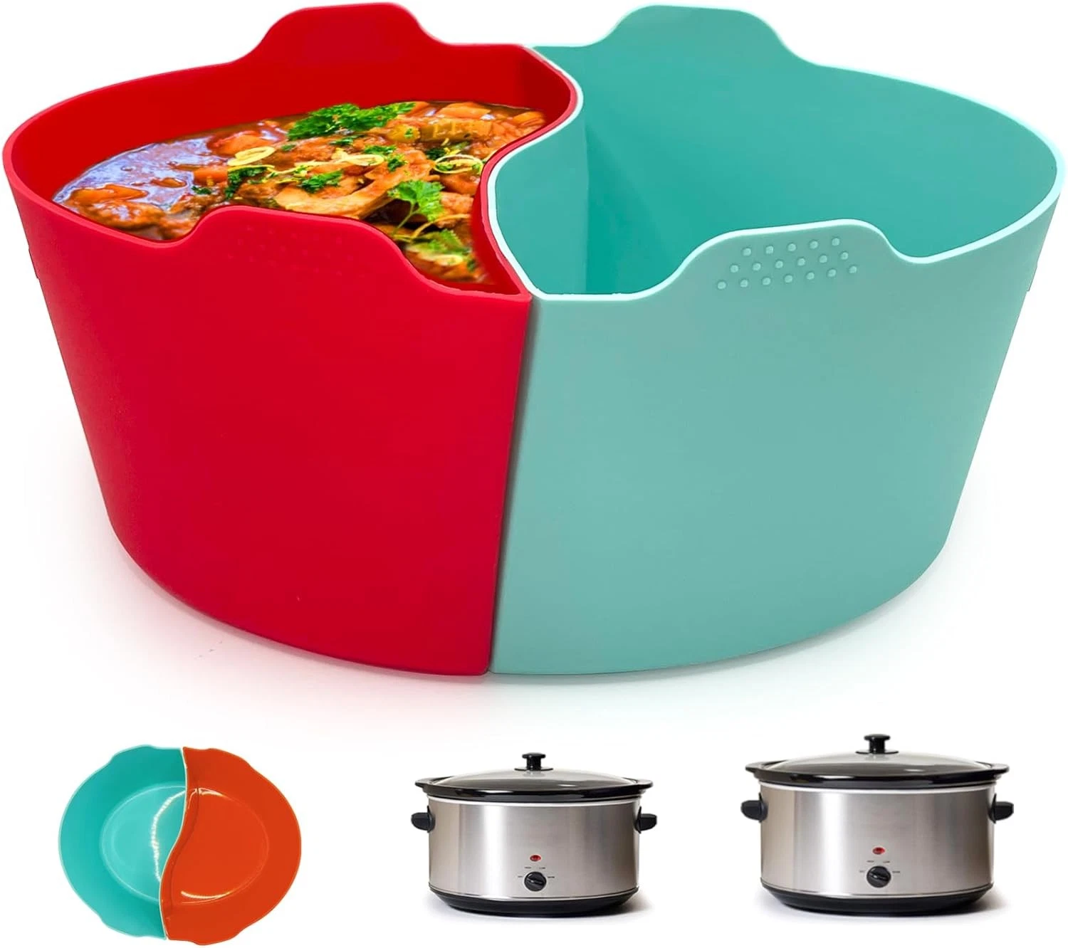 Magikichen 6-7QT Silicone Slow Cooker Liners Reusable BPA Free