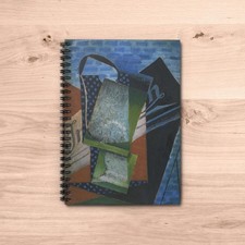 Juan Gris Abstraction Cubist Art Spiral Notebook Ruled Line Journal Modern