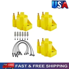 For 1996-2005 Buick LeSabre 3.8L Spark Plug and Ignition Coil DR39 and Wire Set