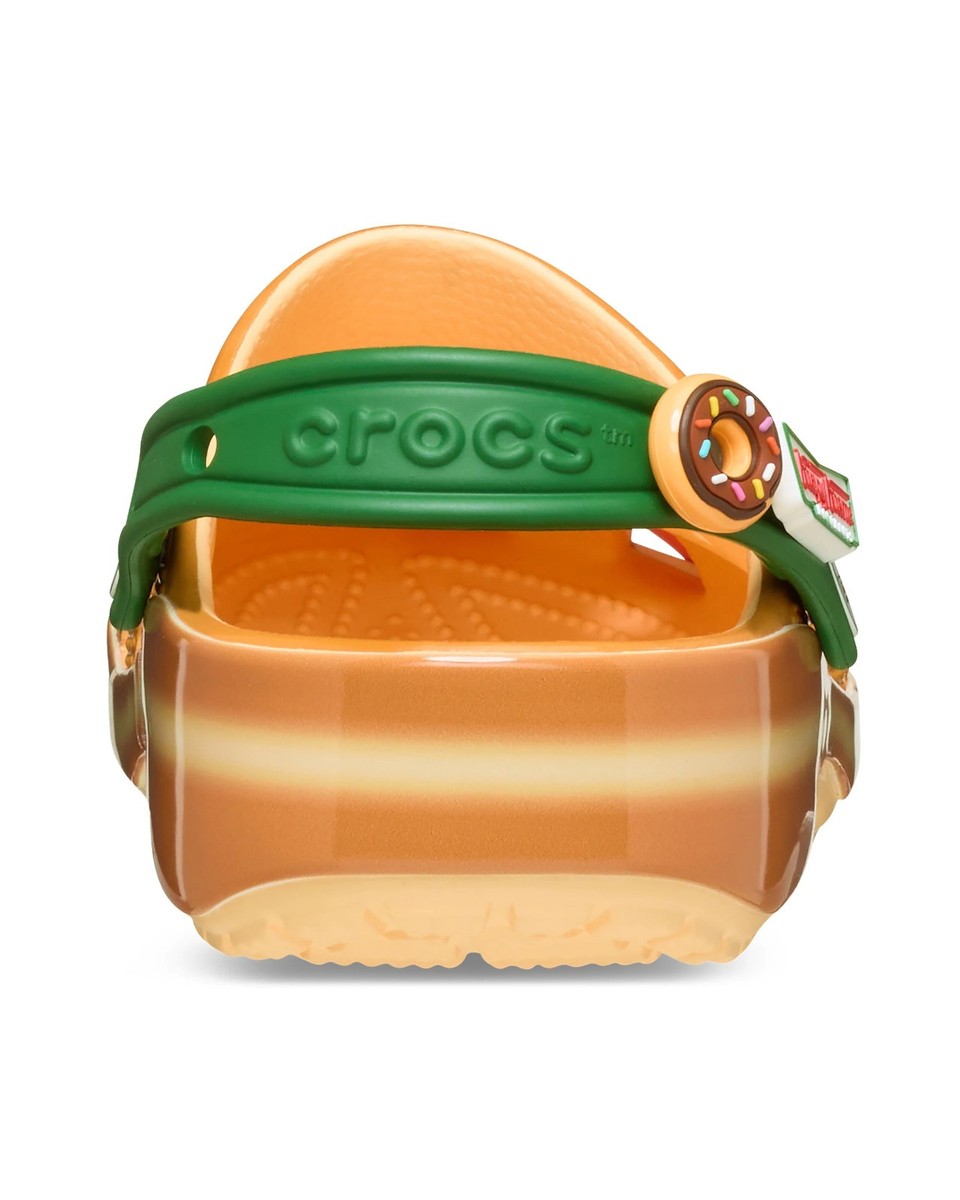 CROCS Krispy Kreme Classic Clog Golden Hour 211443 with Jibbitz