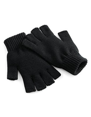 Beechfield Damen Herrren Handschuhe ohne Finger FINGERLESS GLOVES Neu CB491