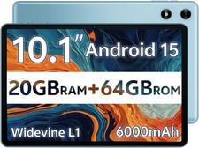 Android Tablet 10 Inch, Android 15 Tablet for Kids Adults, 20GB RAM 64GB Storage