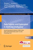 Shreyas J (U. A.) | Data Science And Exploration In Artificial Intelligence
