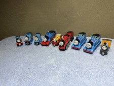 Lot of 9 Mixed Thomas The Train Magnetic Wooden Trains VINTAGE RARE