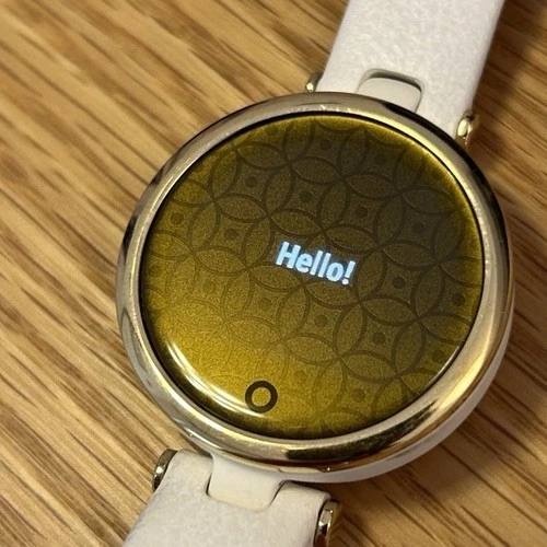 GARMIN Lily Classic White Leather Cream Gold w/Box - Image 2 of 4