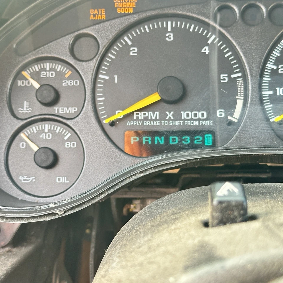 2000 Chevrolet Blazer Jimmy 4.3L painel de instrumentos velocímetro fabricante de equipamento original 16267425 - Imagem 3 de 4