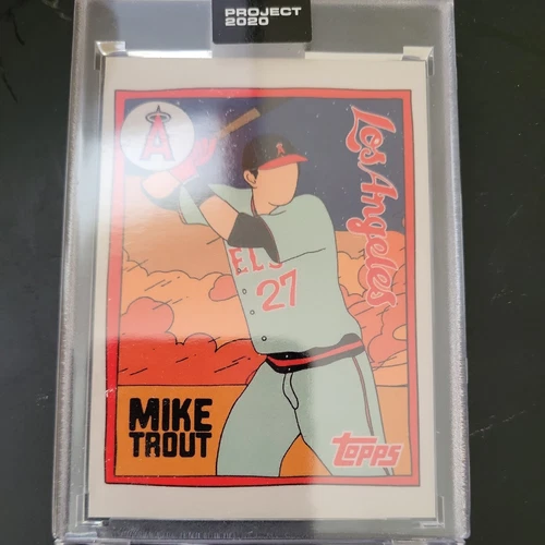 Topps PROJECT 2020 Card 63 2011 Mike Trout by Fucci Short Print Run 16430  
