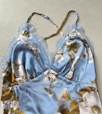 Reformation Mayen Silk Dress In Serene Size8