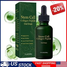 Stem Cell Collagen Peptide Oral Drops Firm Sagging Skin Reduce Wrinkle 30ml