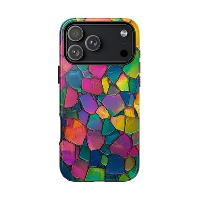 Phone Ink - iPhone | Galaxy | Pixel Case - Radiant Mosaic Opal Glass Tile