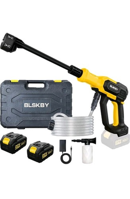 #ad Battery Powered Power Washer 2×4.0Ah Batteries1100 PSIBrushless Motor $72.00