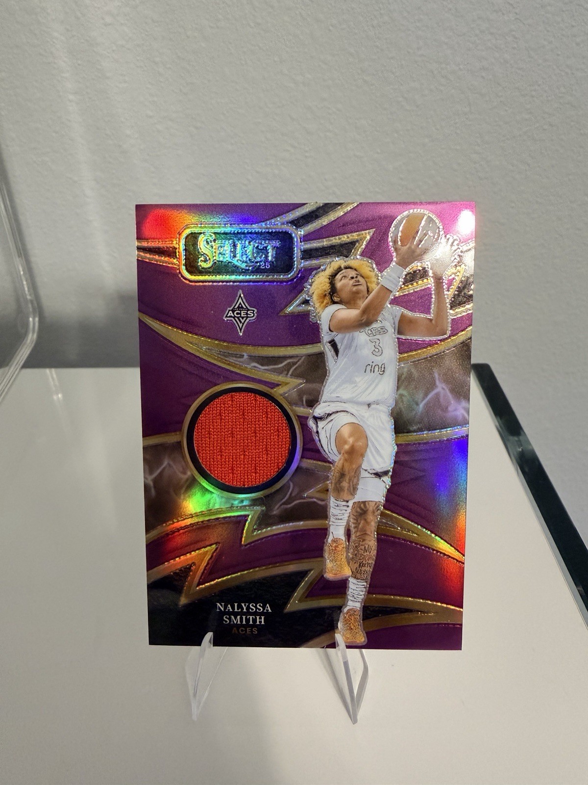 Panini 2025 Select WNBA NaLyssa Smith Sparks Purple Prizm MEM /49 SP-NS