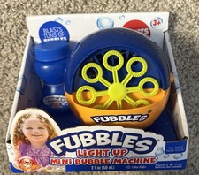 2018 Little Kids Fubbles Light Up Mini Bubble Machine   2fl Oz - Blue