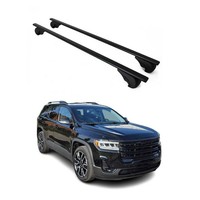 DachträGer GrundtäGer FüR Gmc Acadia 2017-2024 75Kg Metall Schwarz 2 Tlg