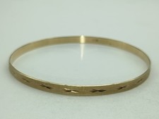 333 Gold 8K Gelbgold 6,68 g Armreif rund Armband 67 mm Ø Armring 9629
