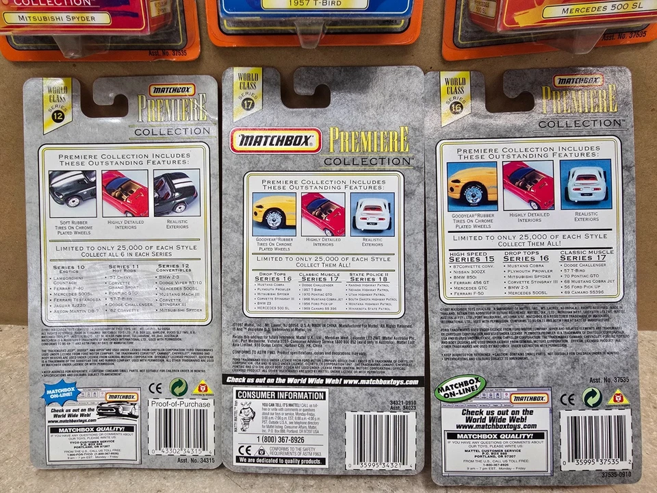 Matchbox Premiere Collection, Series 12,16,17 Lot Of 6 - Image 2 of 2