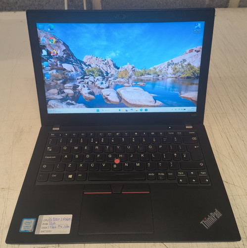 Lenovo ThinkPad X280 12.5" Laptop, Core i5 8250U, 8GB RAM, 128GB SSD, Win 11