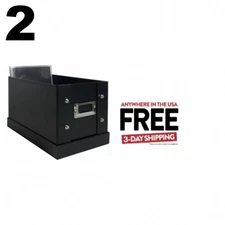 2 CheckOutStore Black Stamp & Die Craft Storage Pocket Box **1-3 DAYS