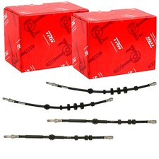 4xTRW BREMSSCHLAUCH VORNE+HINTEN passend für AUDI A4 B8 8K A5 8T 8F BJ 2008-2017