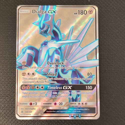 Pokémon Company Dialga GX 125/131 SM-Ultra Prism Full Art Holo Ultra Rare
