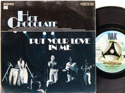 Hot Chocolate -Put Your Love In Me / Let Them Be The Judge  D-1977  RAK 60 166