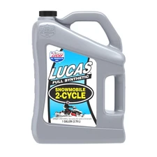 Lucas Synthetic 2 Cycle Snowmobile Oil Low Ash High Performance 1 Quart