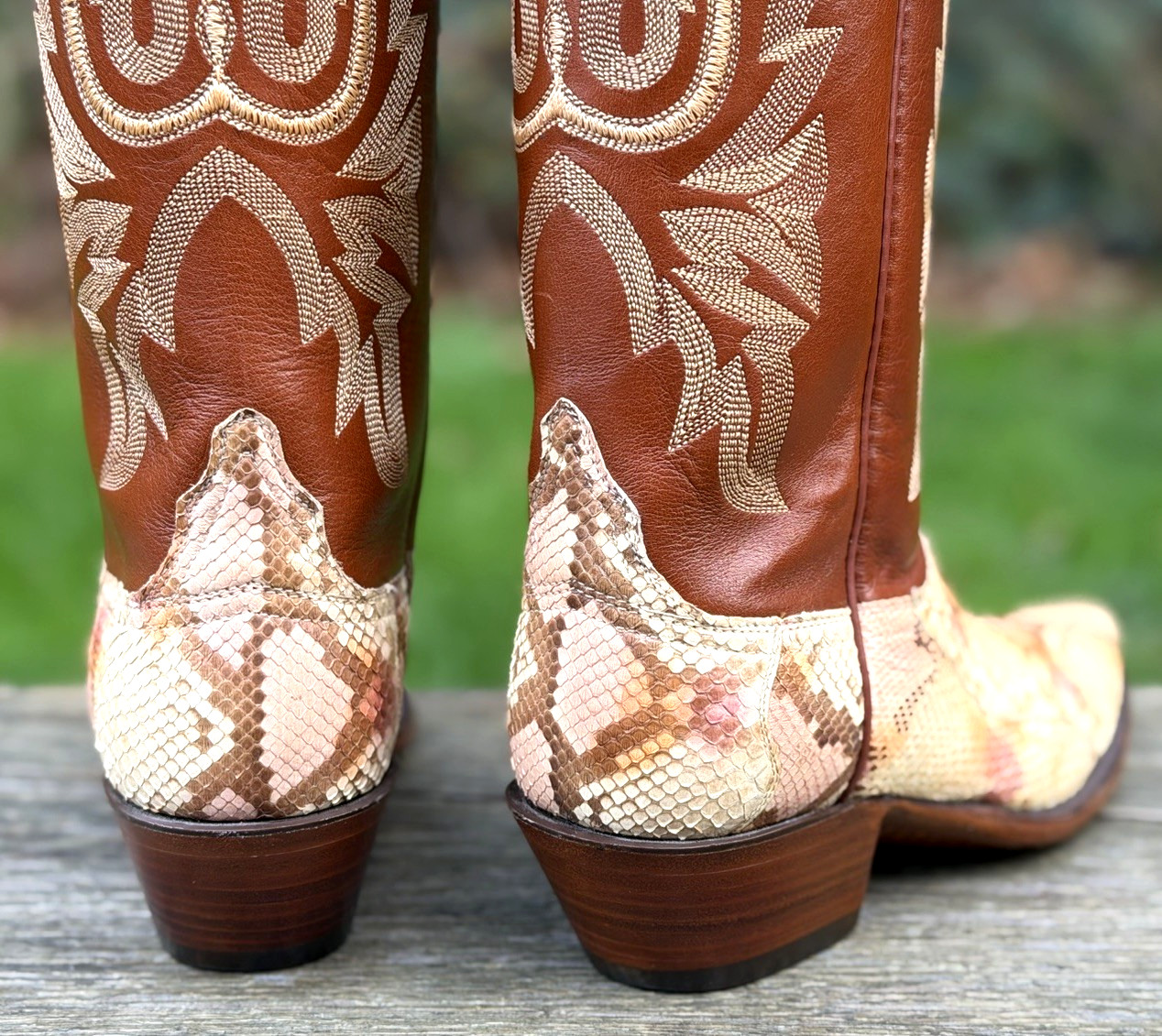 Lucchese Classics Handmade Python Snakeskin Sz 7B… - image 11