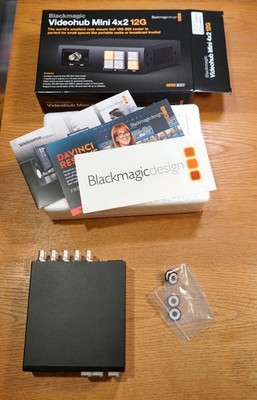 Blackmagic Videohub 4x2 12G 4K Video Switcher Matrix (*PREIS INKL. MWST!*)